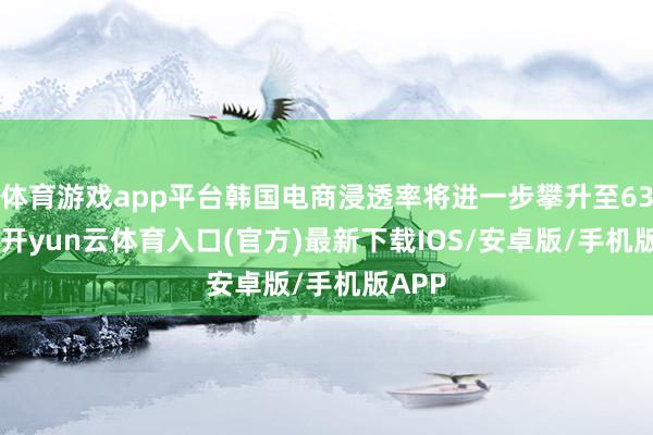体育游戏app平台韩国电商浸透率将进一步攀升至63.7%-开yun云体育入口(官方)最新下载IOS/安卓版/手机版APP